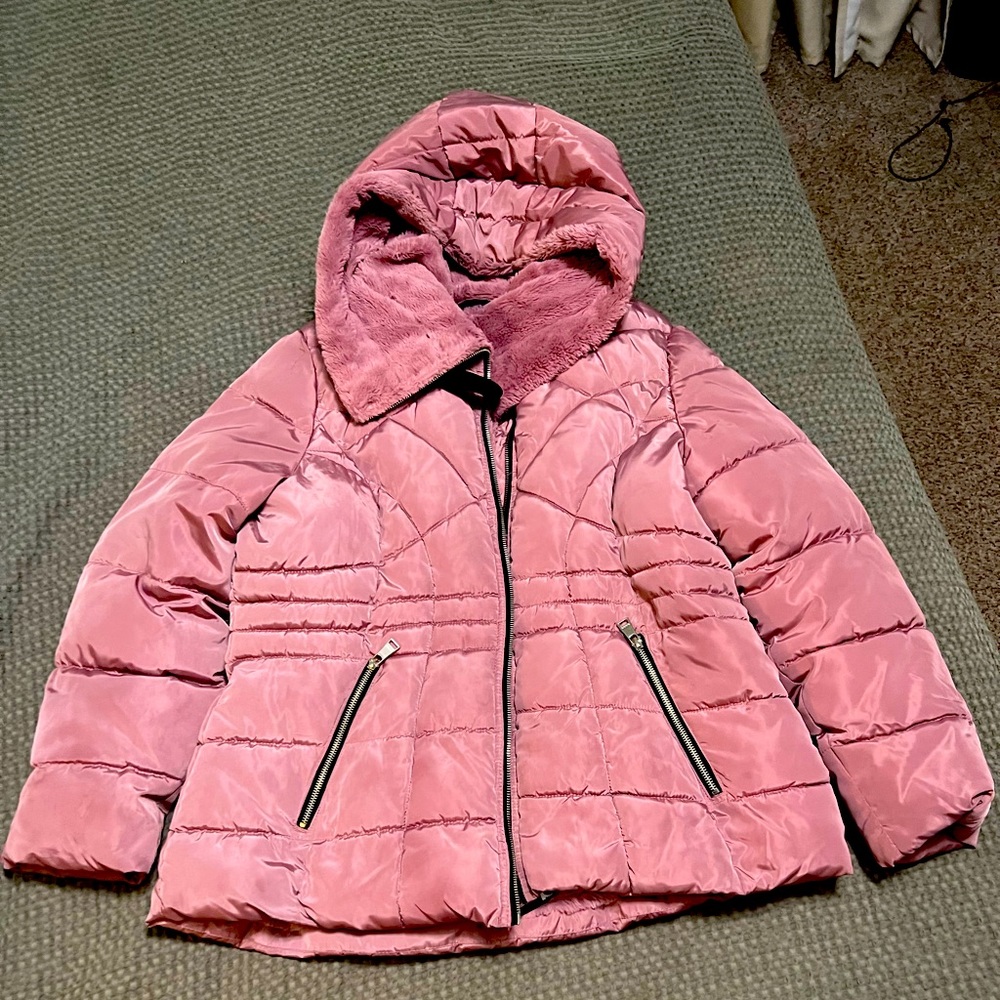 Beautiful pink coat only used 2 times
